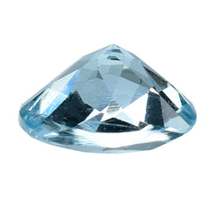AQUAMARINE CHECKER CUT CUSHION (A+/SI) 7MM 1.13 Cts.
