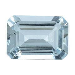 AQUAMARINE CUT OCTAGON (A) 7X5MM 0.85 Cts.