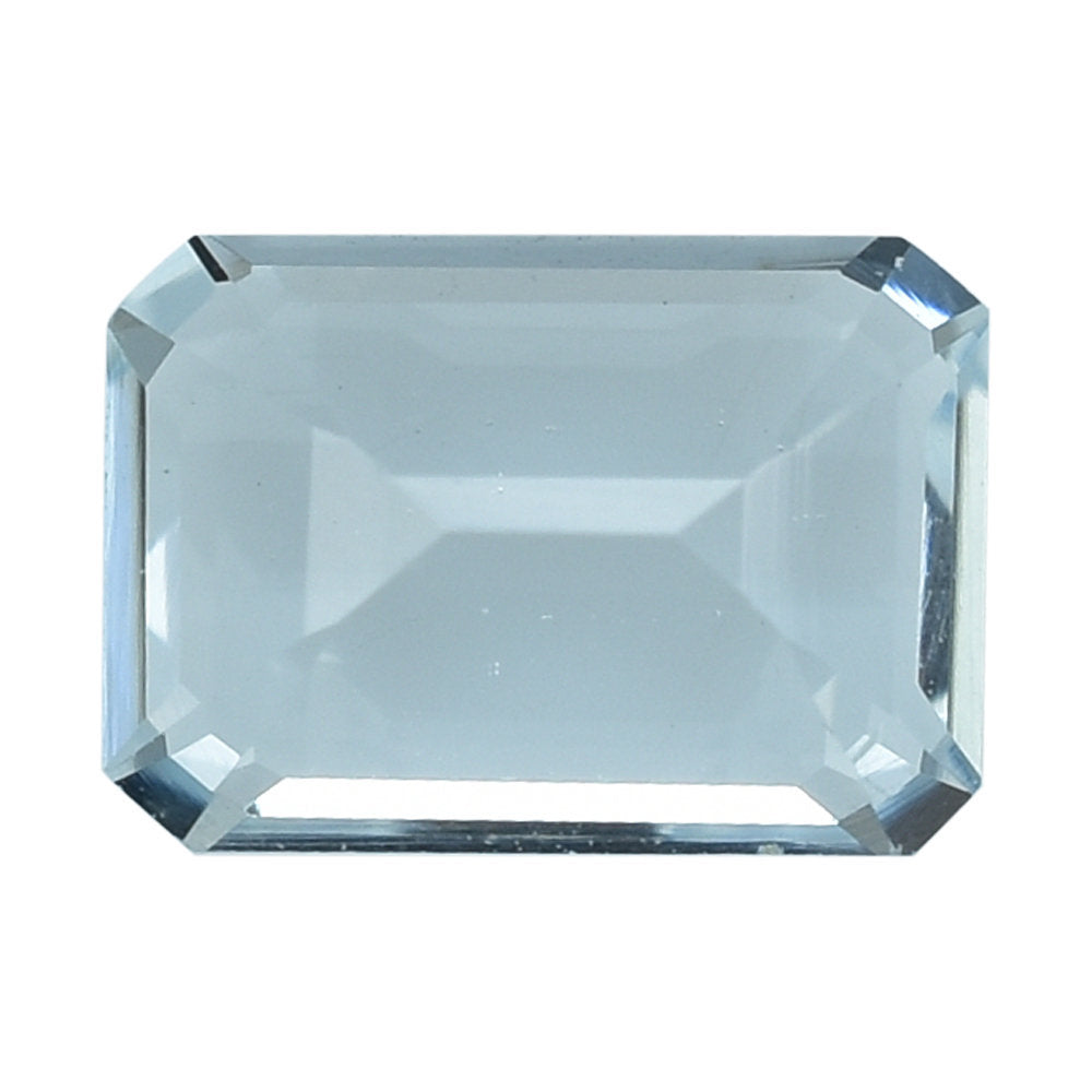 AQUAMARINE CUT OCTAGON (A) 7X5MM 0.85 Cts.