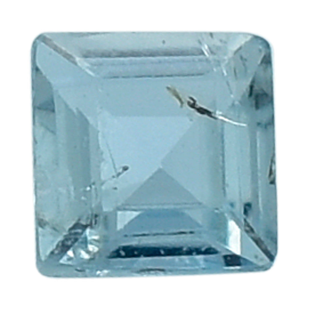 AQUAMARINE CUT SQUARE (A+/SI) 2MM 0.04 Cts.