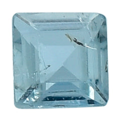 AQUAMARINE CUT SQUARE (A+/SI) 2MM 0.04 Cts.