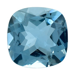 AQUAMARINE CUT CUSHION (A+++) 6MM 0.70 Cts.