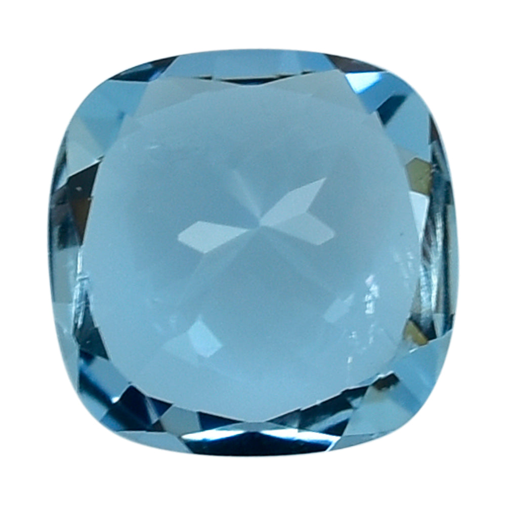 AQUAMARINE CUT CUSHION (A+++) 6MM 0.70 Cts.
