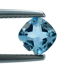 AQUAMARINE CUT CUSHION (A+++) 6MM 0.70 Cts.