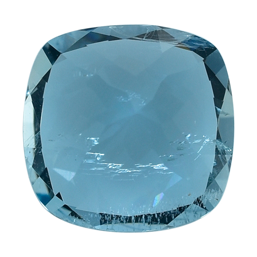 AQUAMARINE CUT CUSHION (A+++) 8MM 1.83 Cts.