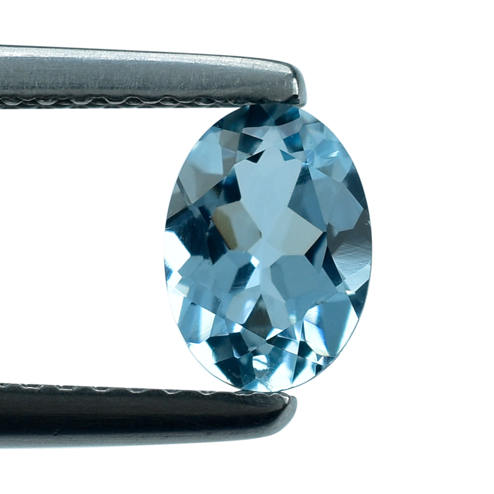 AQUAMARINE CUT OVAL (A+++) 7X5MM 0.59 Cts.