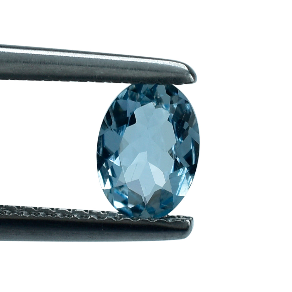 AQUAMARINE CUT OVAL (A++/WINDOW) 7X5MM 0.59 Cts.