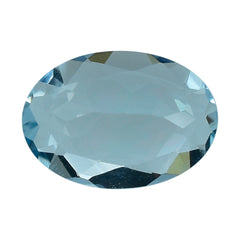 AQUAMARINE CUT OVAL (A+) 7X5MM 0.59 Cts.