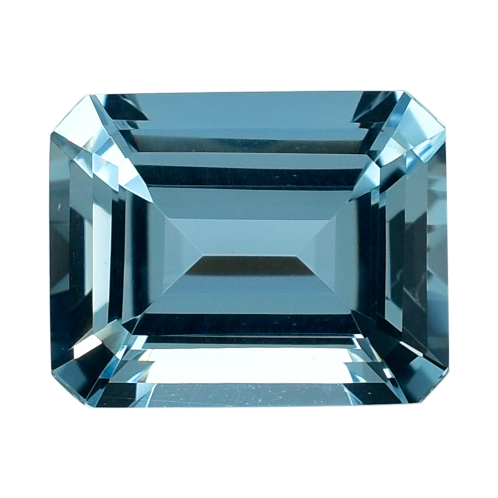 AQUAMARINE CUT OCTAGON (A++++) 10X8MM 2.82 Cts.