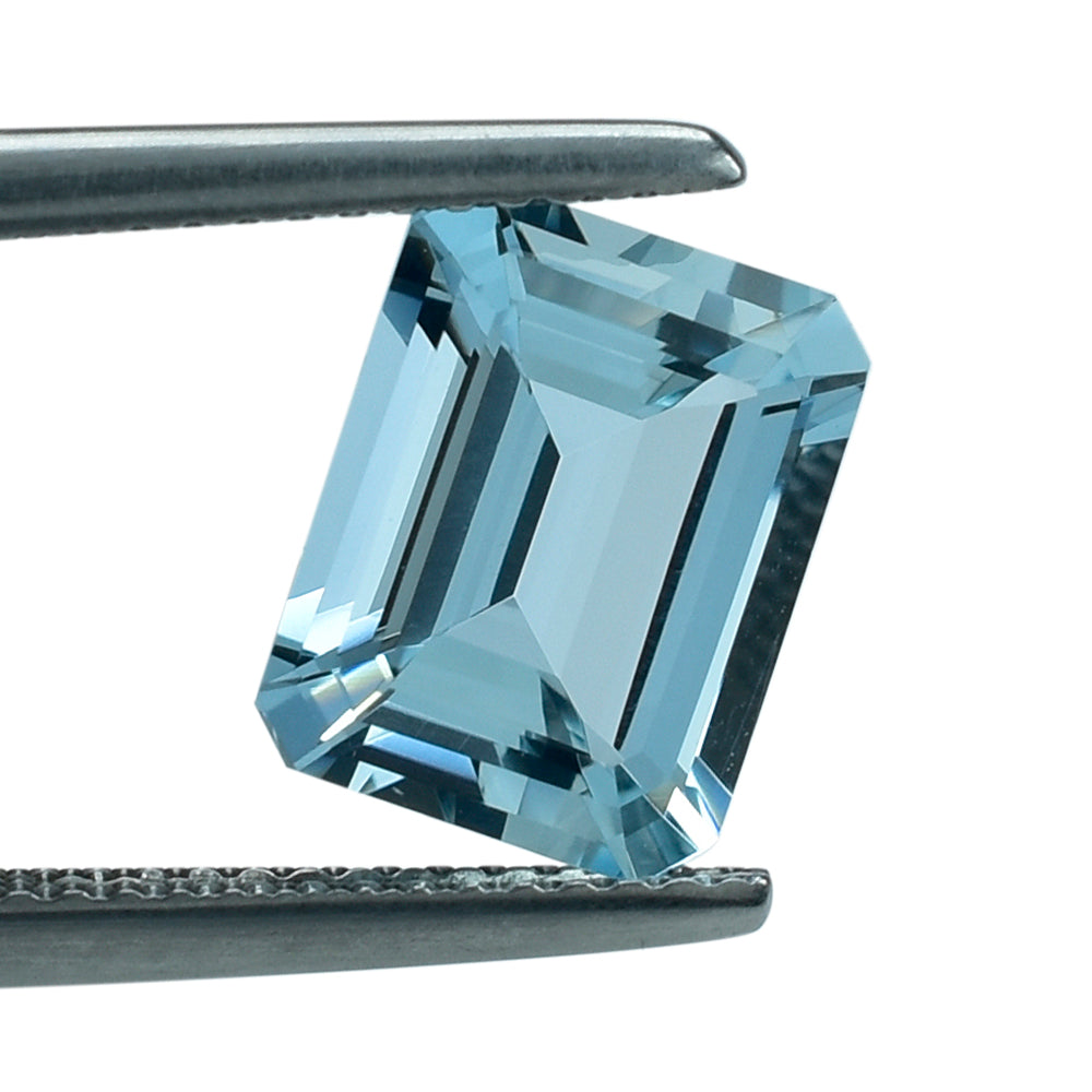 AQUAMARINE CUT OCTAGON (A++++) 10X8MM 2.82 Cts.