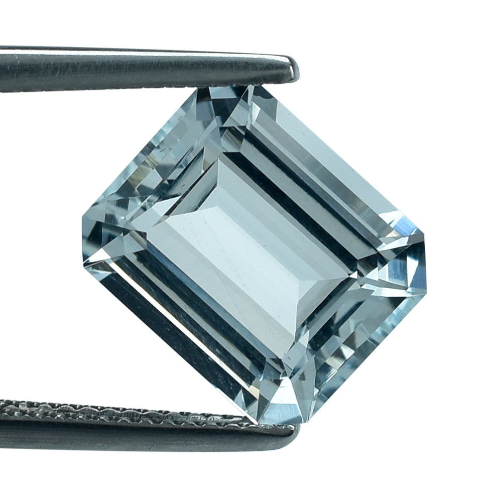 AQUAMARINE CUT OCTAGON (C/SI) 12X10MM 5.74 Cts.
