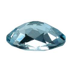 AQUAMARINE CHECKER CUT OVAL (A++) 7X5MM 0.65 Cts.