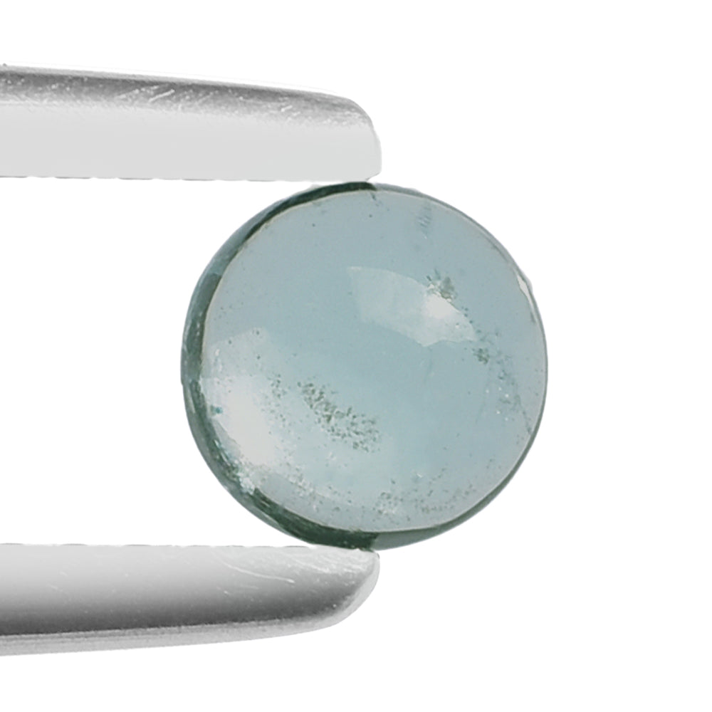 AQUAMARINE ROUND CAB 5MM (TRANSPARENT) (A/SI) 0.55 Cts.