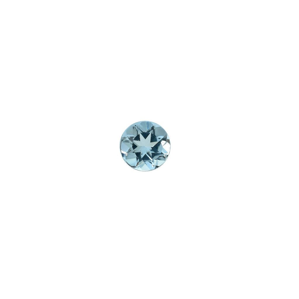 AQUAMARINE CUT ROUND (A+/CLEAN) 3.75X3.75MM 0.20 Cts.