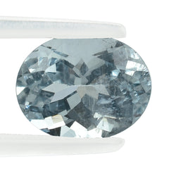AQUAMARINE CUT OVAL  10X8MM 2.01 Cts.