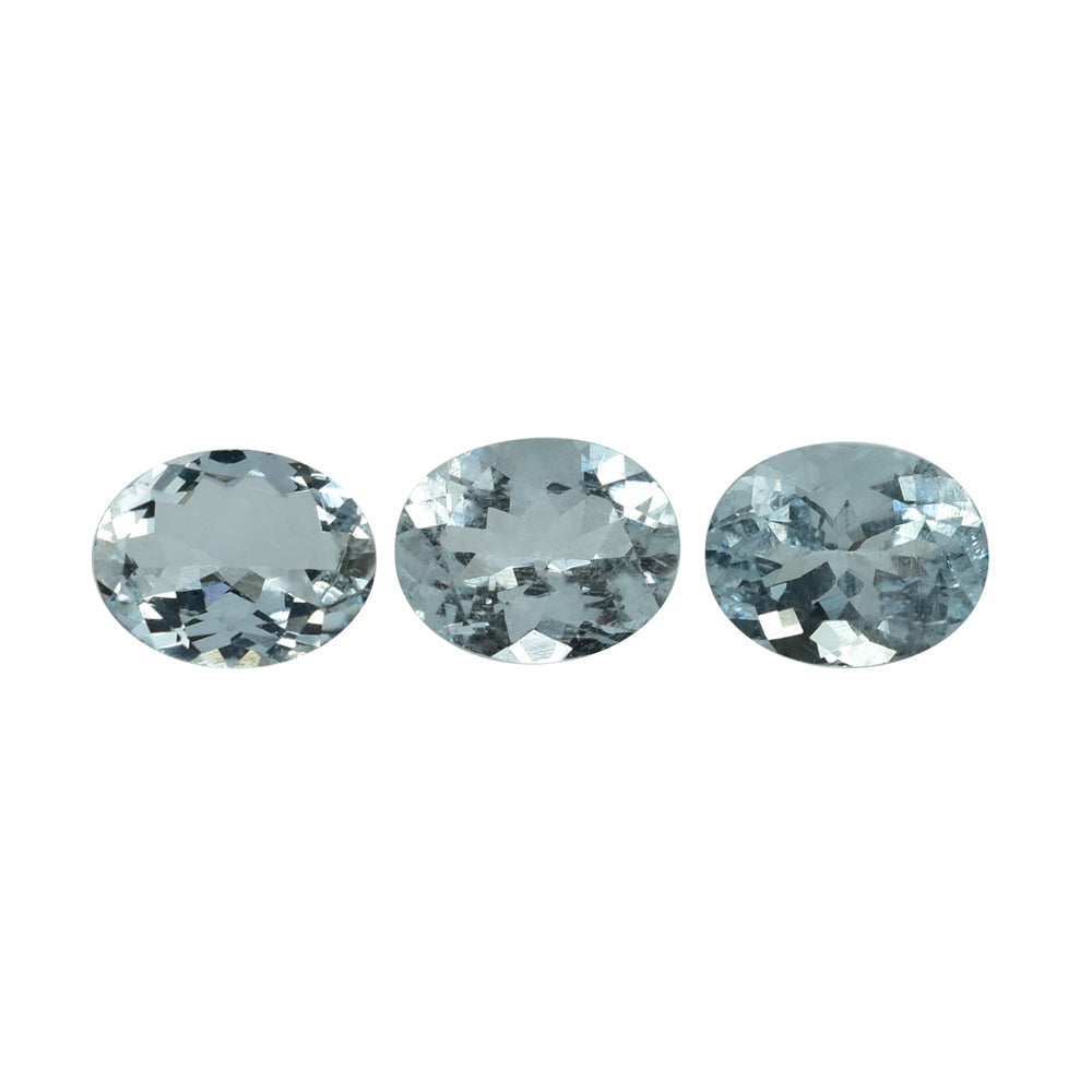 AQUAMARINE CUT OVAL  10X8MM 2.01 Cts.