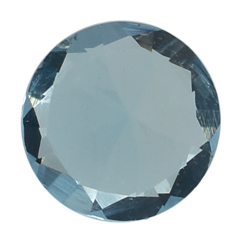 AQUAMARINE DIAMOND CUT ROUND 4MM 0.22 Cts.