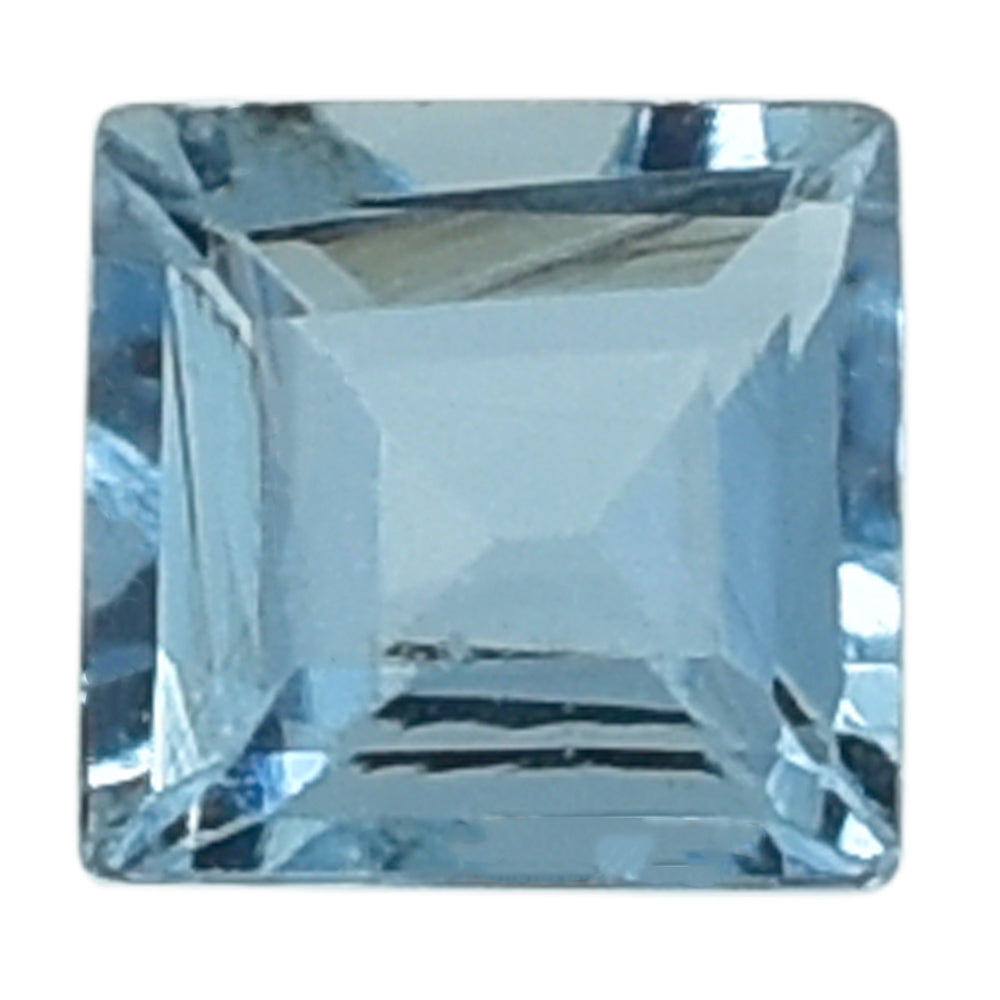 AQUAMARINE CUT SQUARE (A++++) 2.50MM 0.08 Cts.