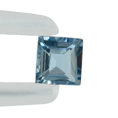 AQUAMARINE CUT SQUARE (A++++) 2.50MM 0.08 Cts.