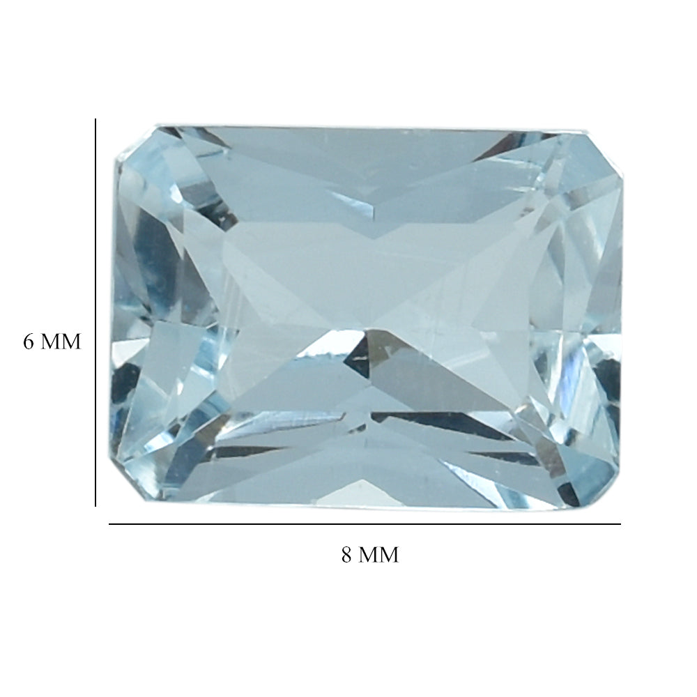 AQUAMARINE RADIENT CUT OCTAGON 8X6MM 1.46 Cts.