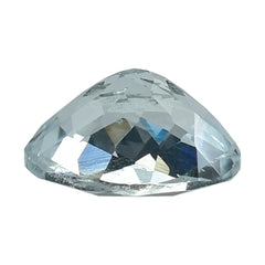 AQUAMARINE CHECKER CUT OVAL 9X7MM 1.82 Cts.