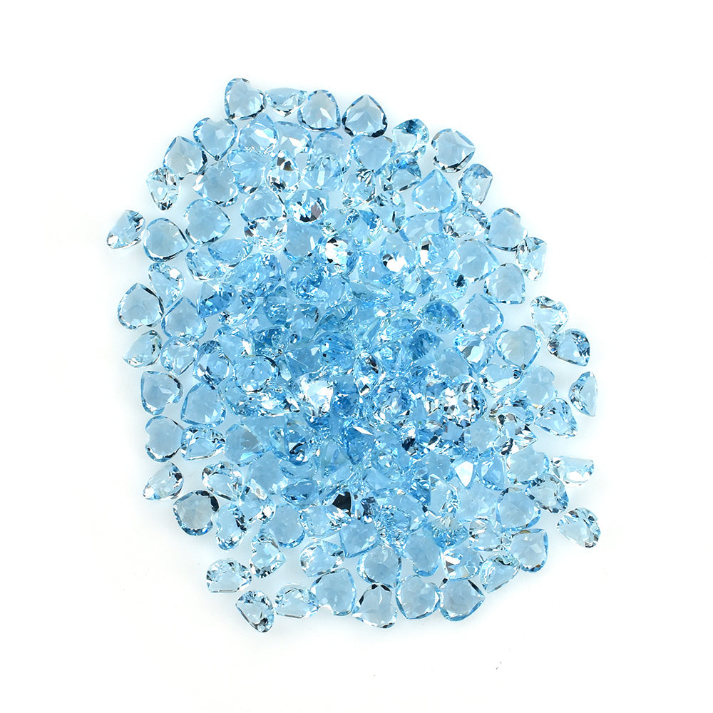 AQUAMARINE CUT HEART (A+++) 4MM 0.20 Cts.