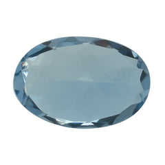 AQUAMARINE CUT OVAL 6X4MM 0.40 Cts.