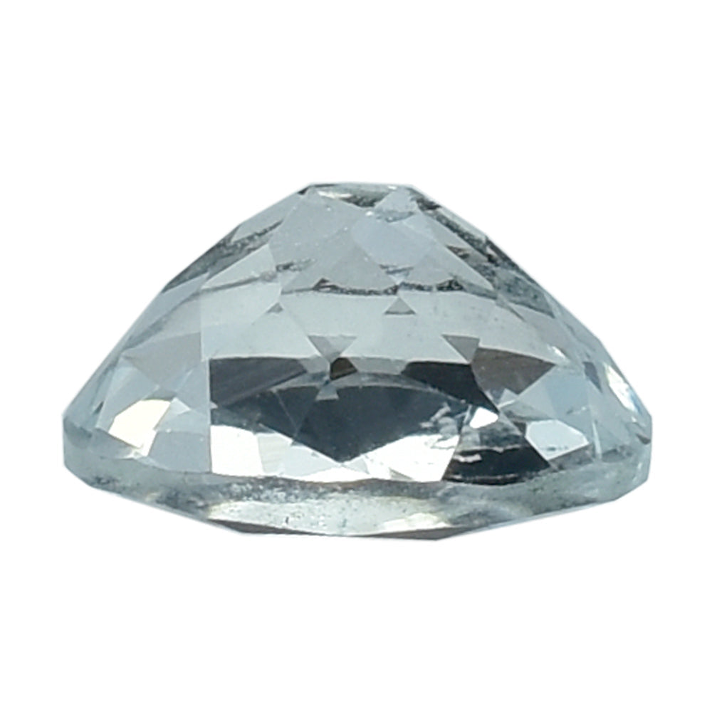 AQUAMARINE CHECKER CUT OVAL  7X5MM 0.71 Cts.