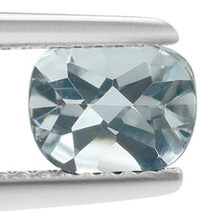 AQUAMARINE BUFFTOP CUSHION 7X6MM 0.88 Cts.