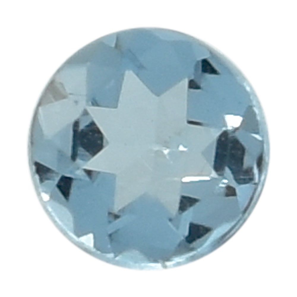 AQUAMARINE CUT ROUND (A+++) 2.70MM 0.07 Cts.