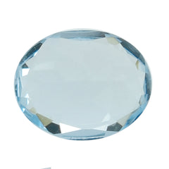 AQUAMARINE CUT OVAL (A+) 5X4MM 0.29 Cts.
