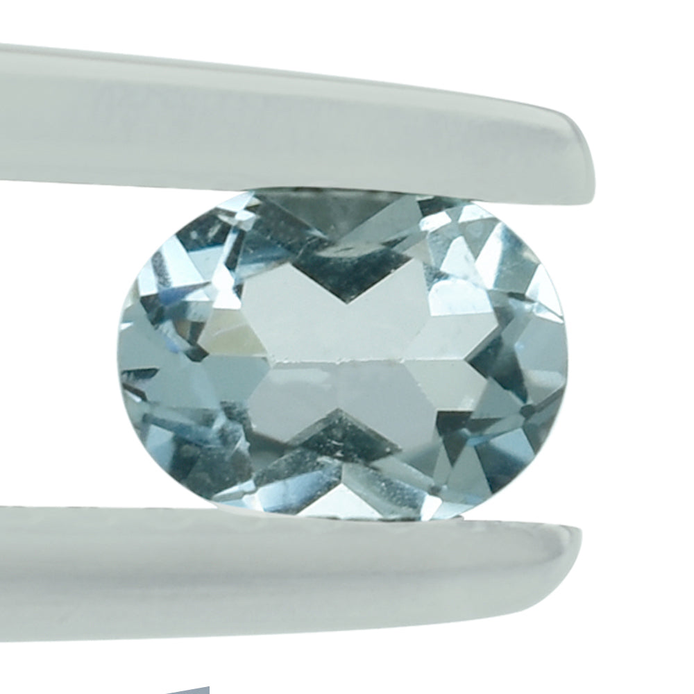 AQUAMARINE CUT OVAL (A+) 5X4MM 0.29 Cts.
