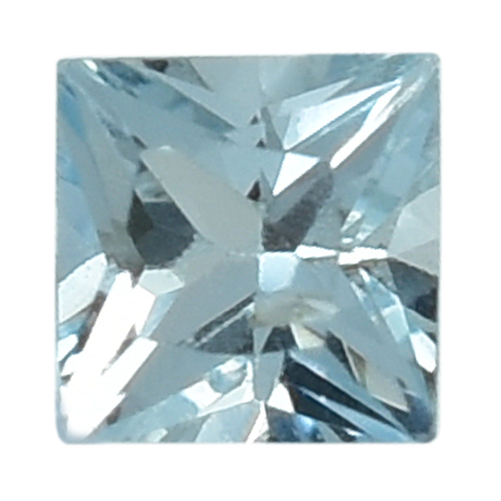 AQUAMARINE PRINCESS CUT SQUARE (A++) 2.50MMM 0.08 Cts.