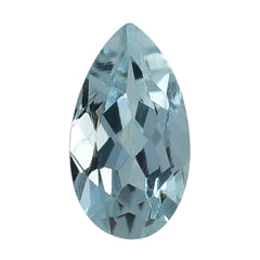AQUAMARINE CUT PEAR (A) 6X3MM 1.30 Cts.