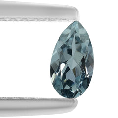 AQUAMARINE CUT PEAR (A) 6X3MM 1.30 Cts.