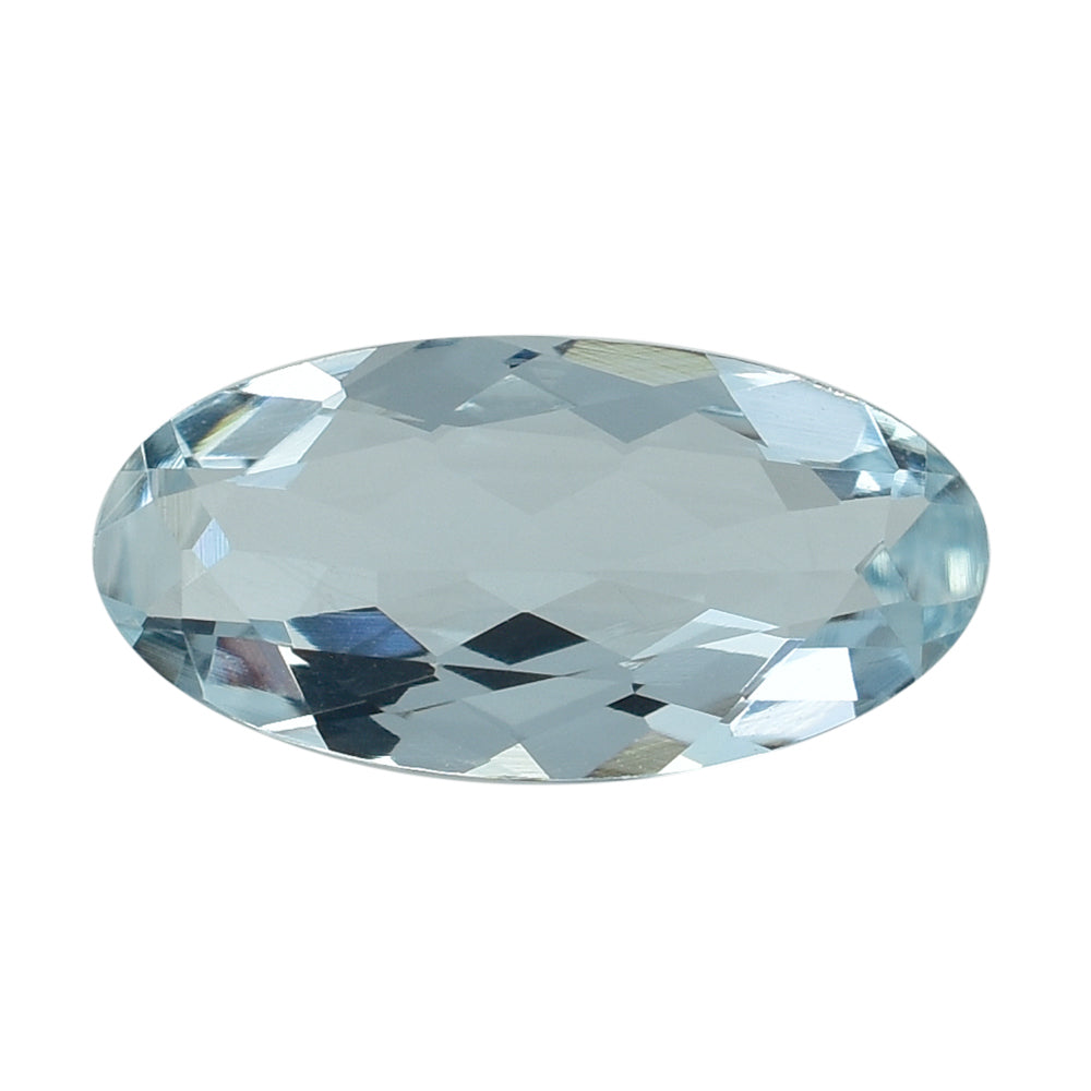 AQUAMARINE CUT OVAL 12X6MM 1.35 Cts.