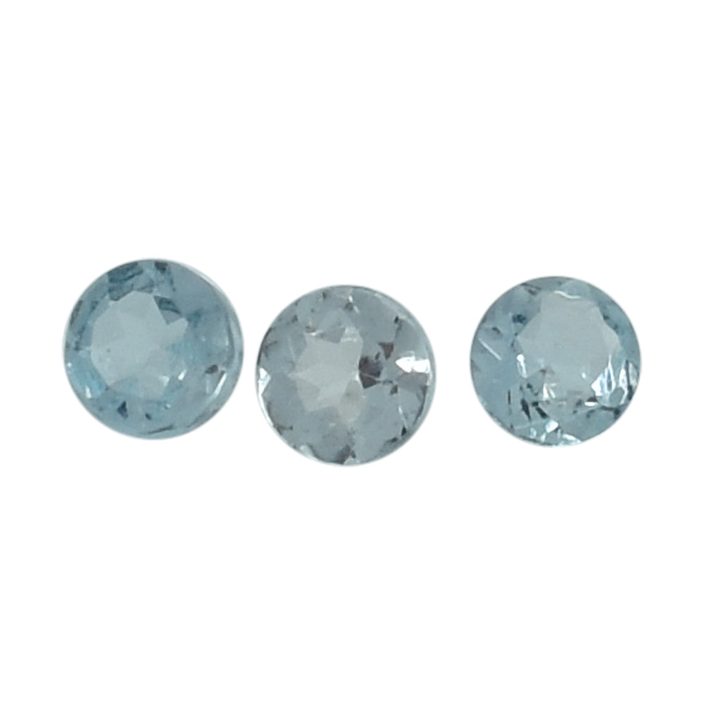 AQUAMARINE CUT ROUND 1.50MM (A+/CLEAN) 0.01 Cts.
