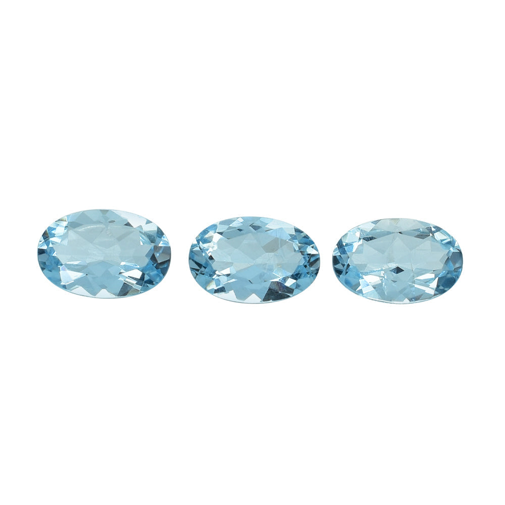 AQUAMARINE CUT OVAL 6X4MM 0.41 Cts.