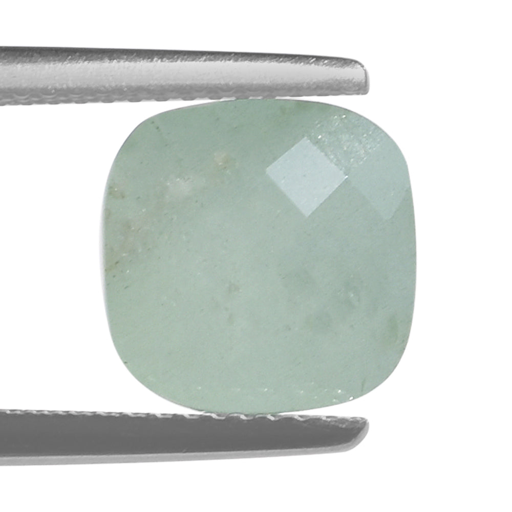 MILKY AQUAMARINE BOTTLE CORK 10MM 8.93 Cts.