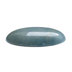 MILKY AQUAMARINE OVAL CAB 30X20MM 36.08 Cts.