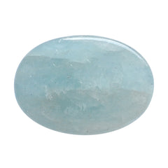 MILKY AQUAMARINE OVAL CAB 14X10MM 5.45 Cts.