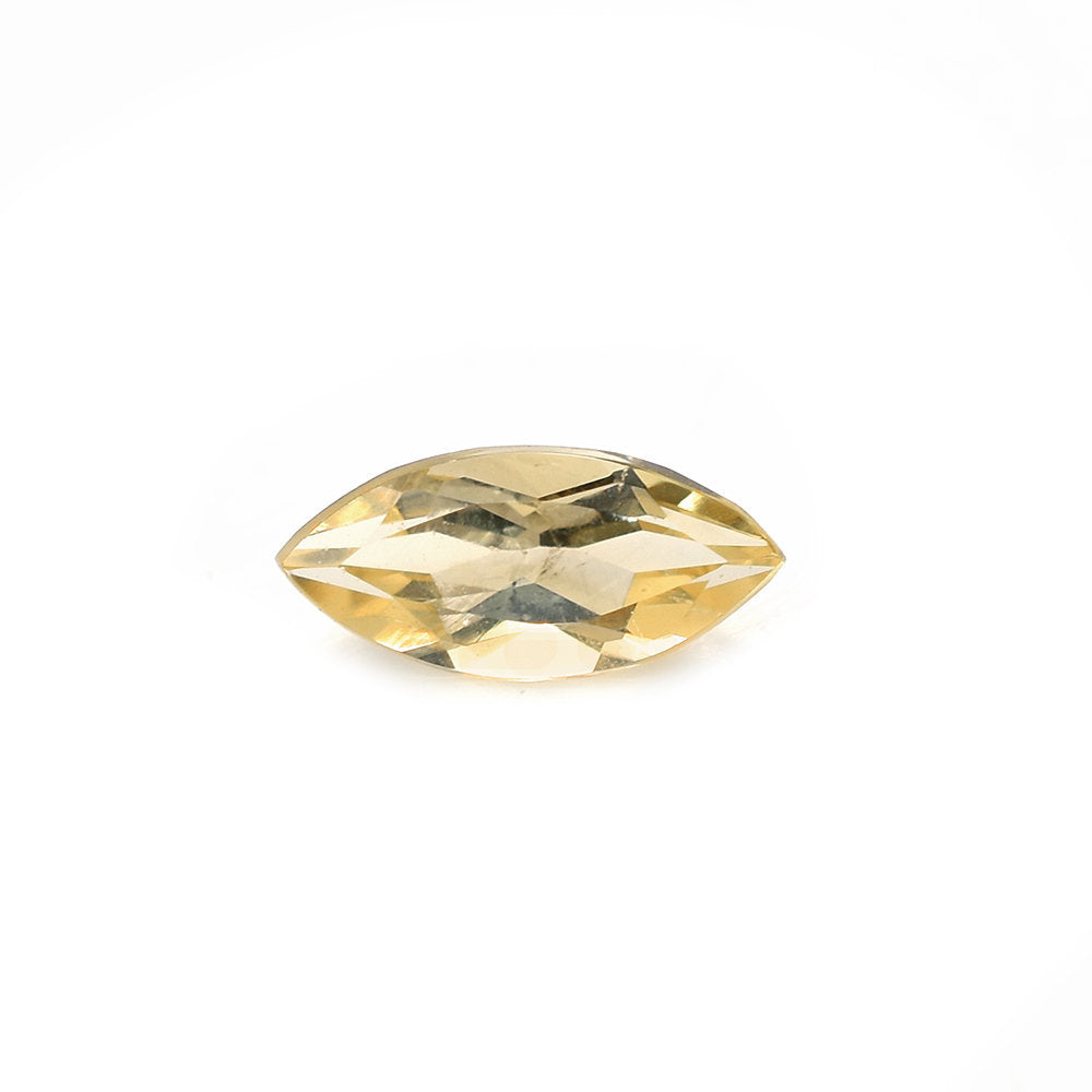AQUAMARINE YELLOW CUT (MEDIUM/SI) MARQUISE 6.00X3.00 MM MM 0.21 Cts.
