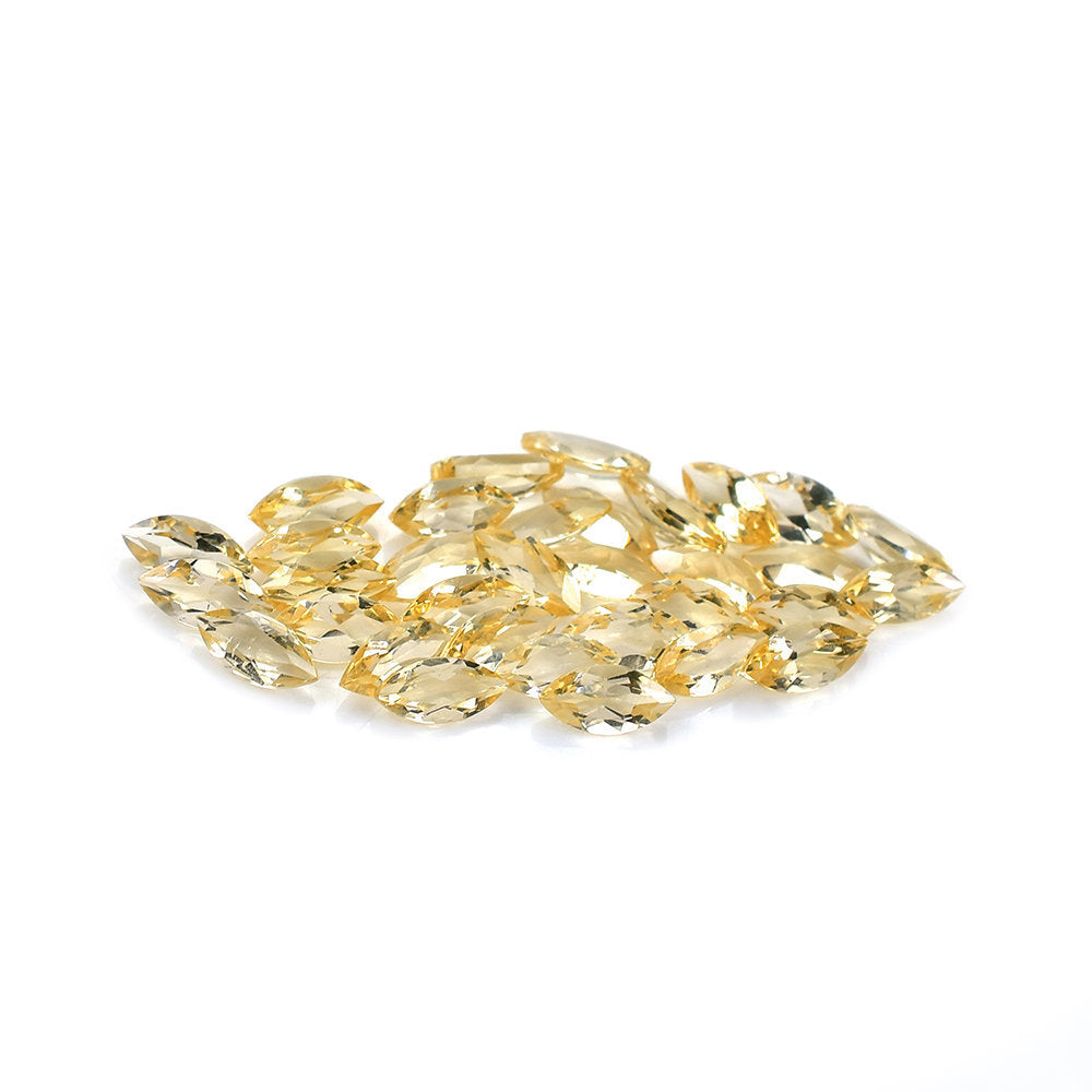 AQUAMARINE YELLOW CUT (MEDIUM/SI) MARQUISE 6.00X3.00 MM MM 0.21 Cts.