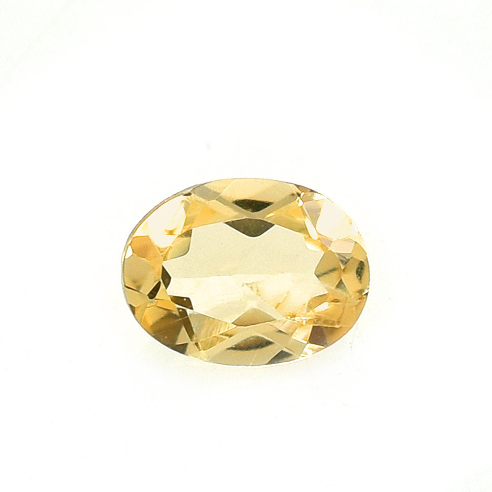 AQUAMARINE YELLOW CUT (DARK/SI) OVAL 4.00X3.00 MM 0.15 Cts.