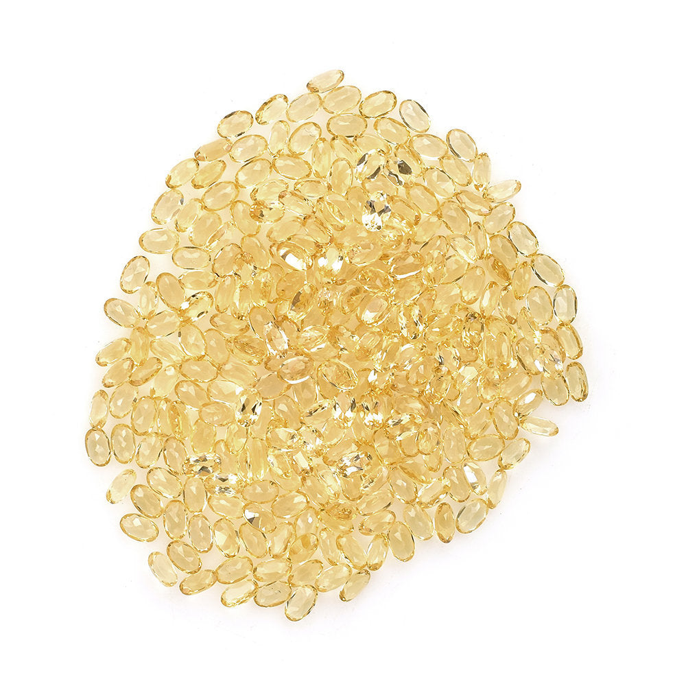 AQUAMARINE YELLOW CUT (DARK/CLEAN) OVAL 5.00X3.00 MM 0.21 Cts.