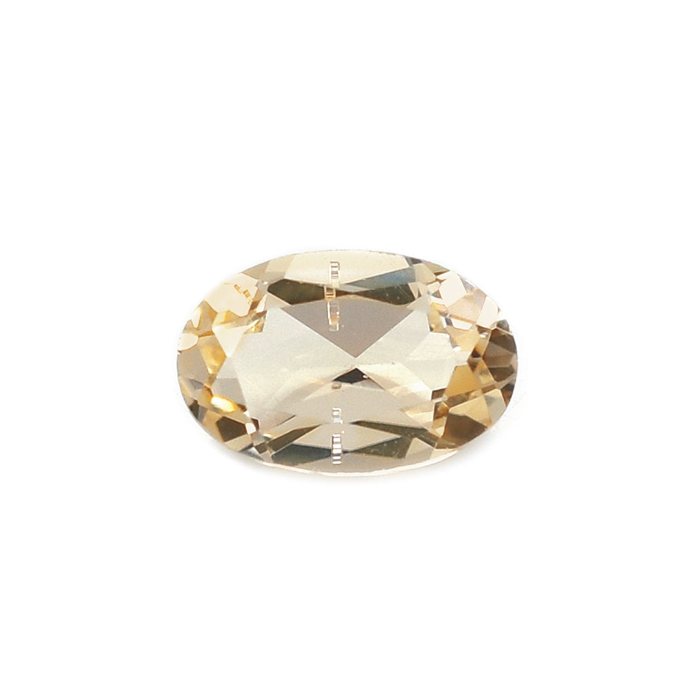 AQUAMARINE YELLOW CUT (LIGHT/CLEAN) OVAL 6.00X4.00 MM 0.35 Cts.