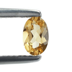 AQUAMARINE YELLOW CUT (DARK/CLEAN) OVAL 6.00X4.00 MM 0.40 Cts.