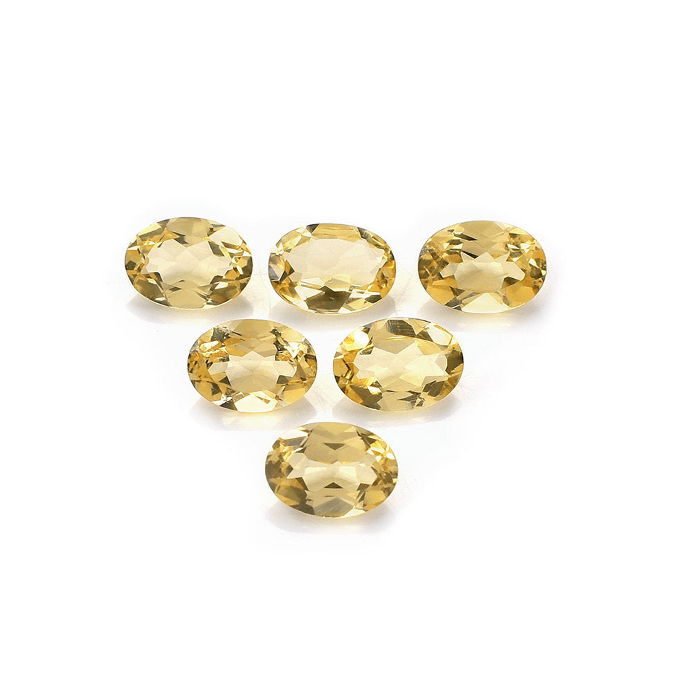 AQUAMARINE YELLOW CUT (DARK/SI) OVAL 7.00X5.00 MM 0.69 Cts.