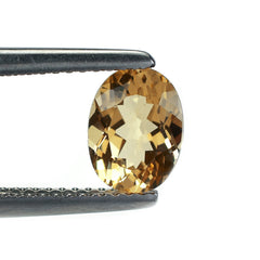 AQUAMARINE YELLOW CUT (DARK/CLEAN) OVAL 8.00X6.00 MM 1.14 Cts.