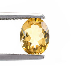 AQUAMARINE YELLOW CUT (DARK/CLEAN) OVAL 9.00X7.00 MM 1.70 Cts.
